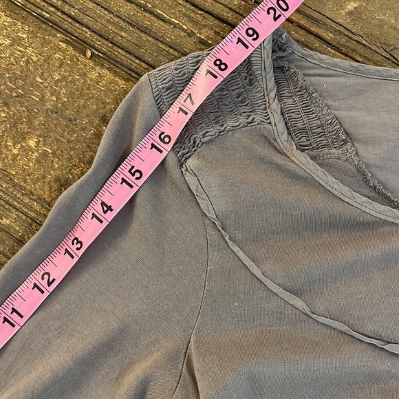 Zara Basics Smocked Blouse - Picture 7 of 8